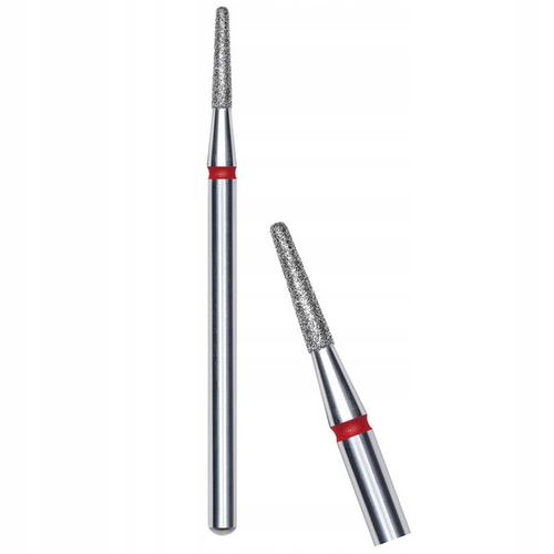STALEKS FREZ DIAMENTOWY DO PAZNOKCI PŁOMIEŃ CZERWONY 1,8MM/8MM FA70R018/8