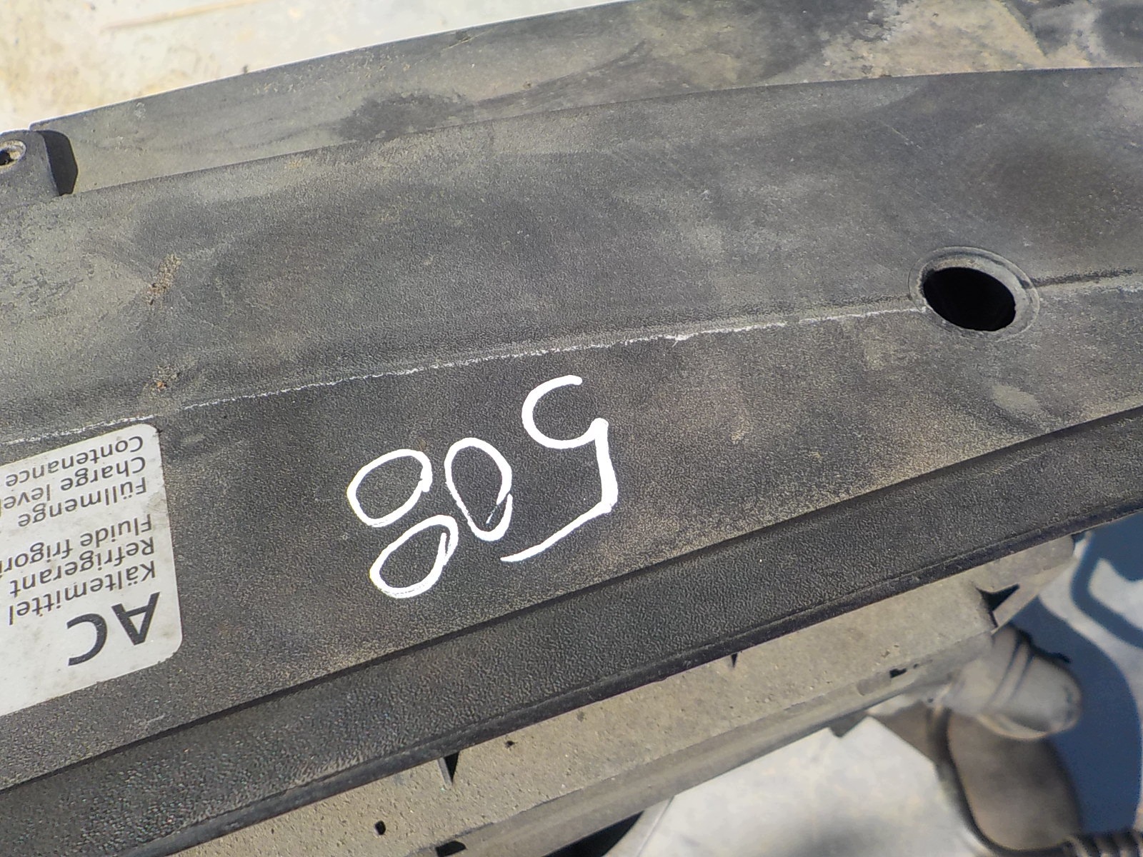 508 VOLKSWAGEN GOLF VI 1.6 TDI support panel for radiators sider radiator