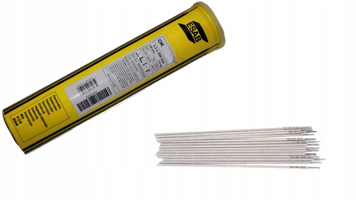 

Elektrody do aluminium Esab Ok ALSi5 3,2 mm