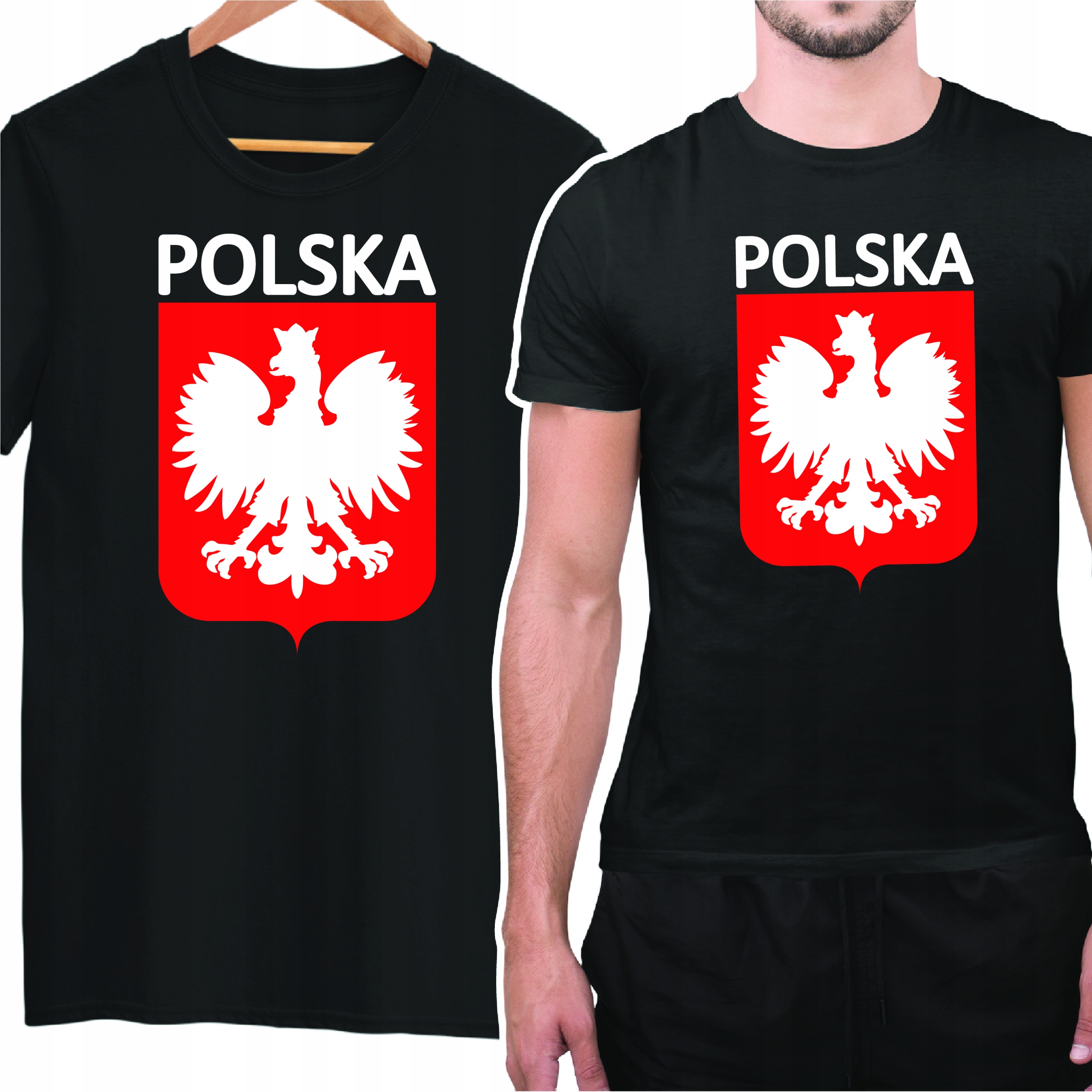 

Koszulka Tshirt Dla Kibica Polska Biało Czerwoni