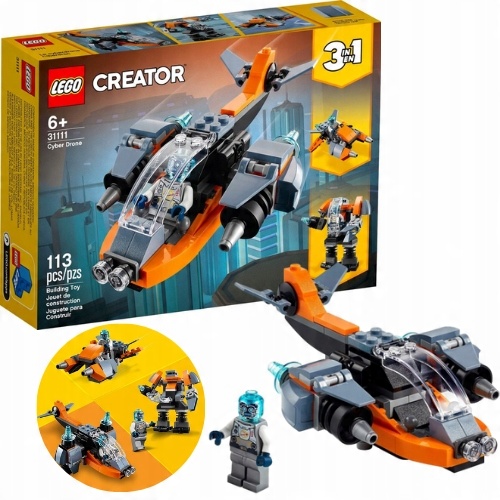 

Lego Creator 3W1 Klocki Cyberdron Robot Samolot