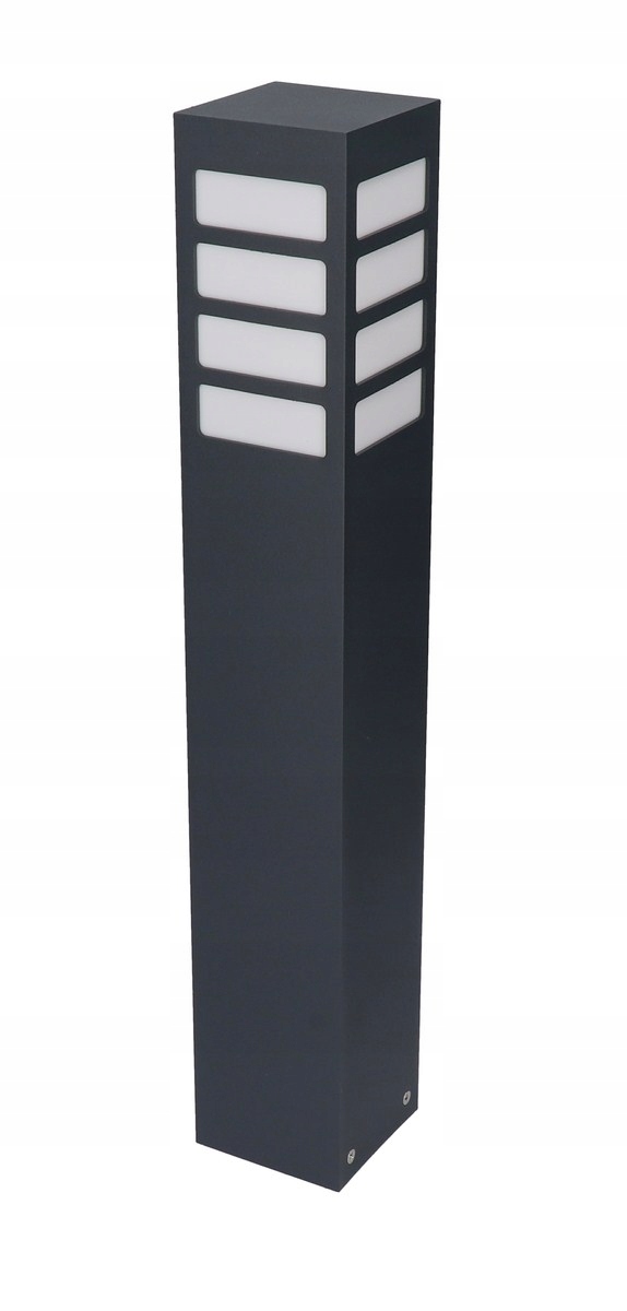 

Lampa ogrodowa stojąca słupek kwadratowa kratka