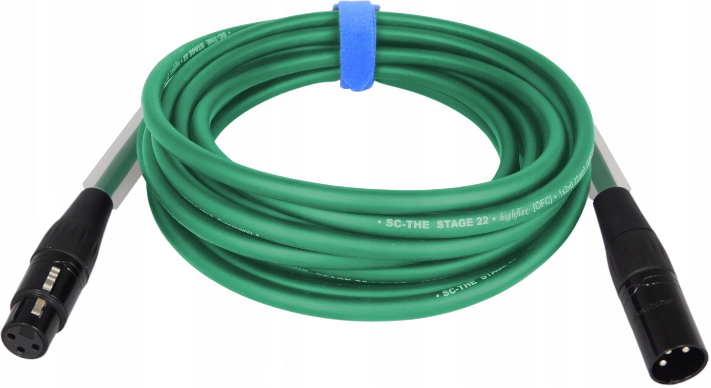 Sommer Stage Symetrický Mikrofonní Kabel Xlr Roxtone Černý 75 m