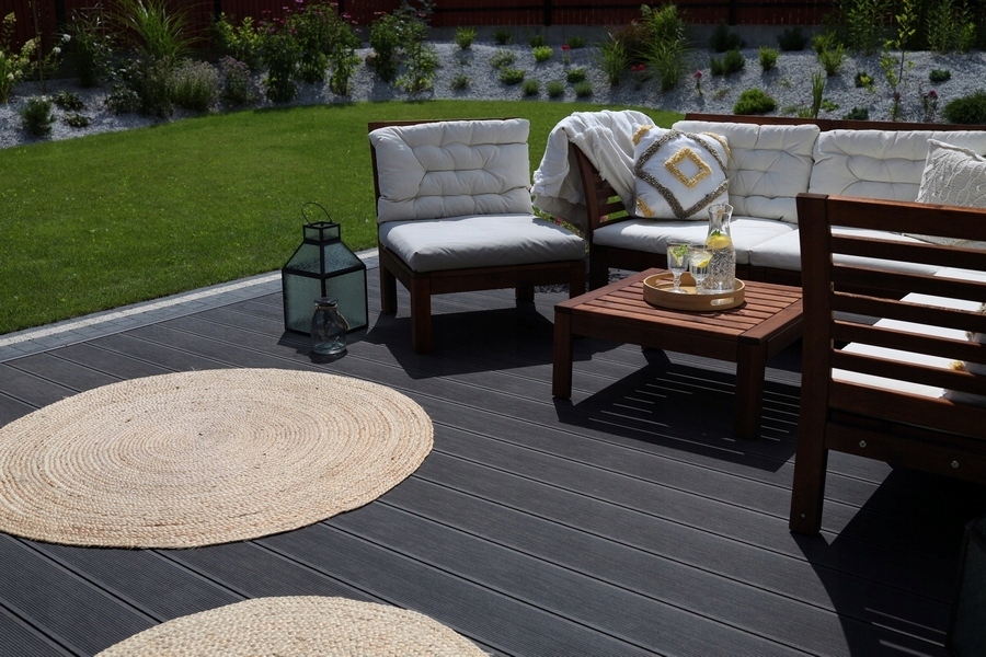 Ćwierćwałek WPC do deski tarasowej Wild Teak 2,4m Szerokość 0.03 m