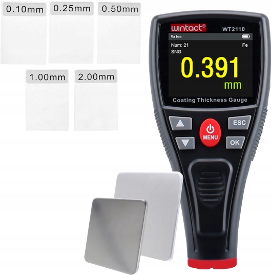 Merač Hrúbky Automobilového Laku Aluminium Tester Czunik 1um