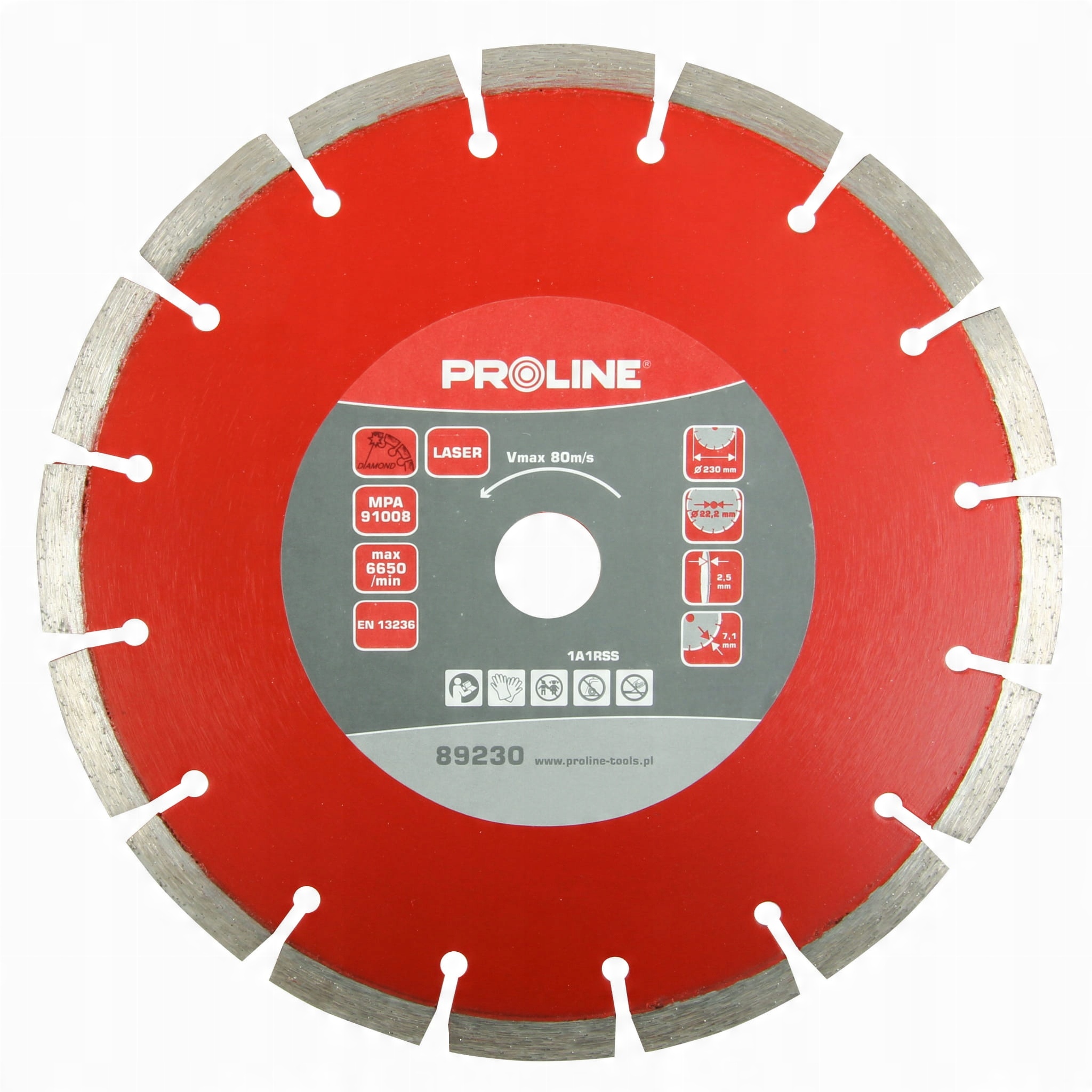 

Proline Tarcza diamentowa segmentowa Laser (uniwer