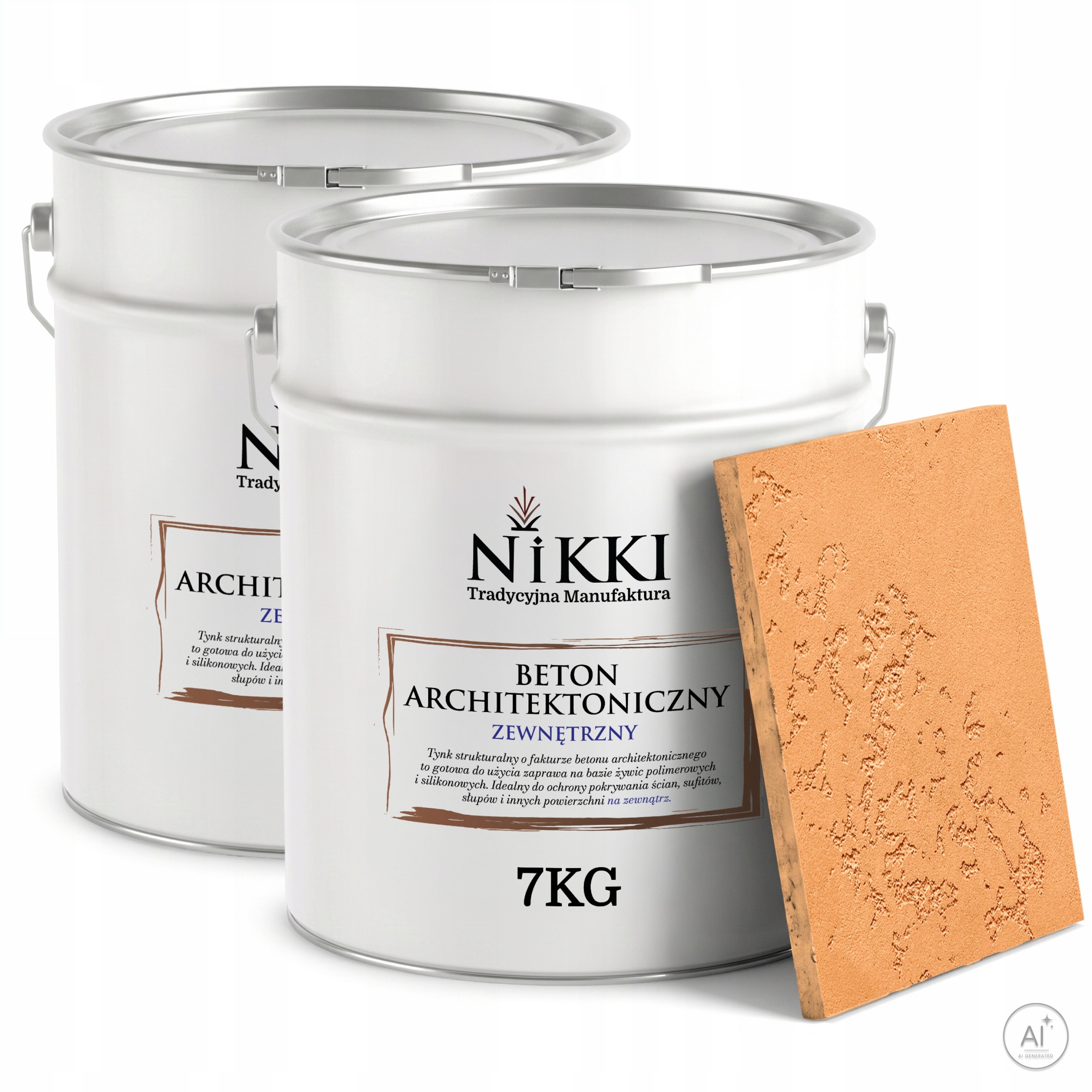 Fasádní omítka s architektonickou strukturou Betonu 2 x 7 kg Karamelová