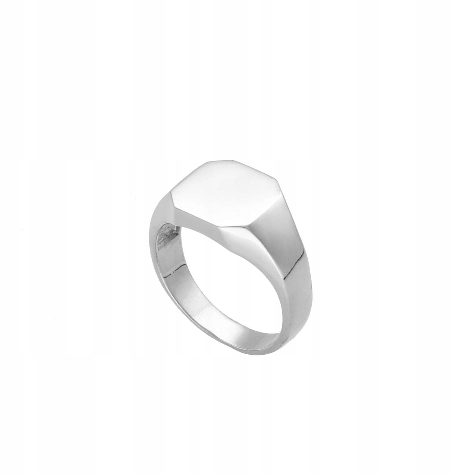 Signet hladký stříbro rhodiované vel.33