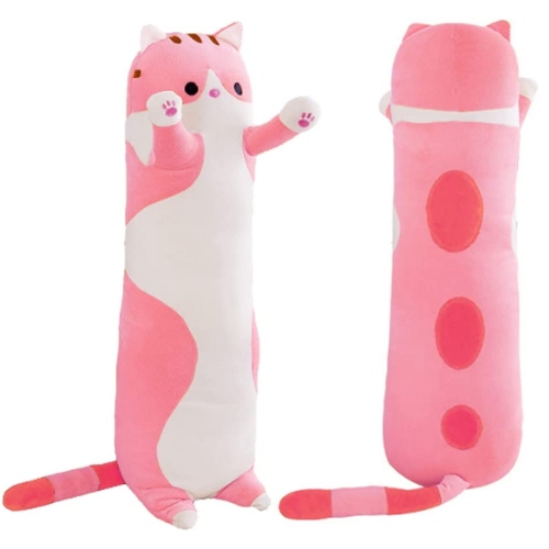 

Długi Kot Pluszak Maskotka Poduszka 50CM XL Różowy