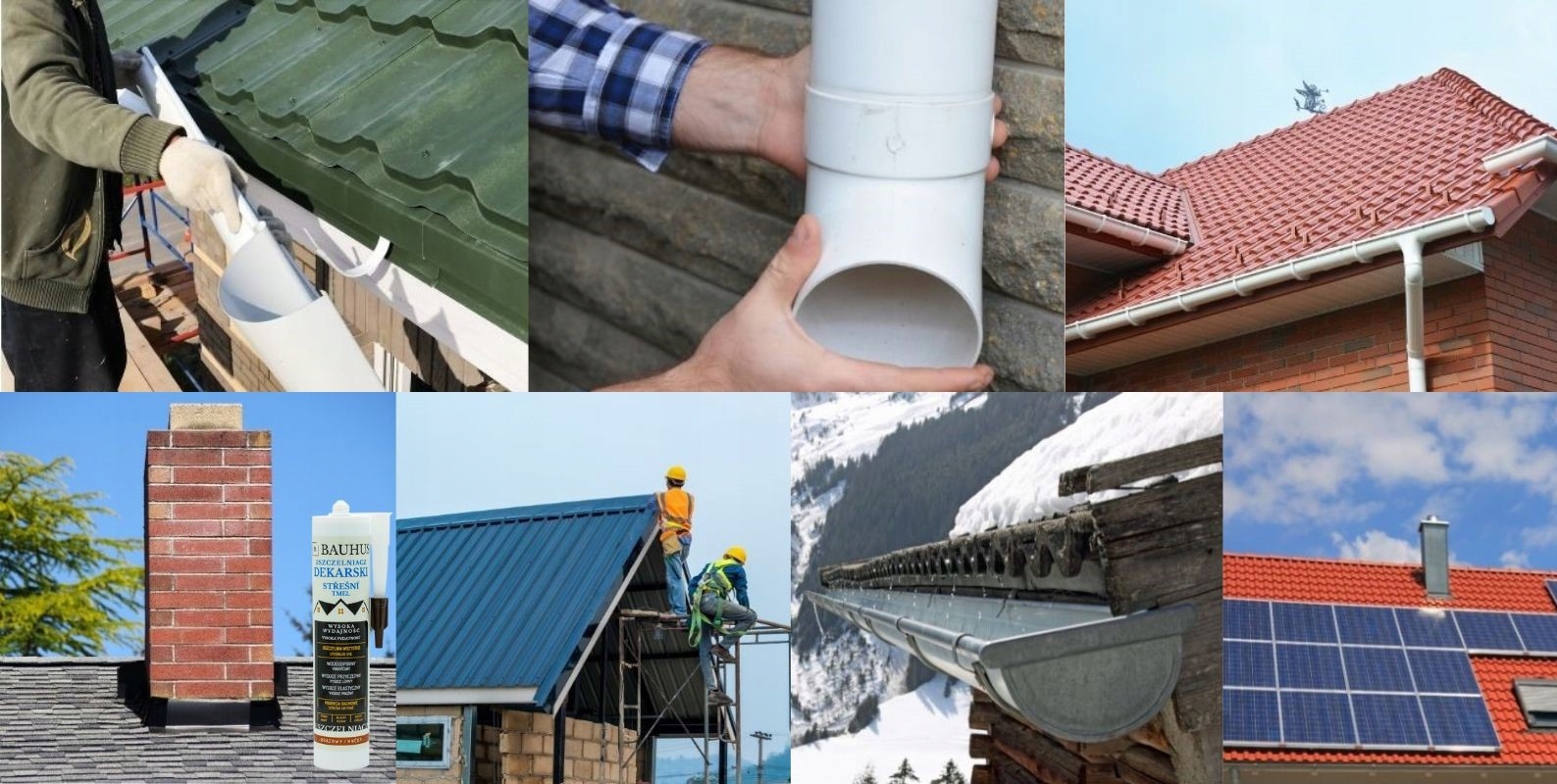 Uszczelniacz dekarski BRĄZOWY Silikon do DACHÓW RYNIEN Bauhus EAN (GTIN) 5904441503180