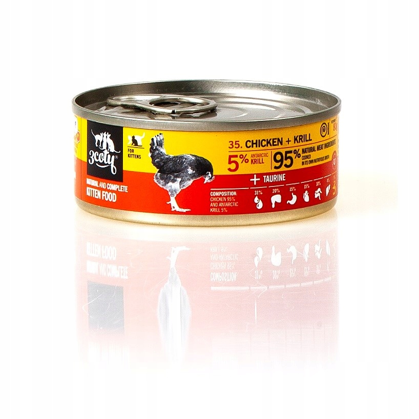 3Coty Chicken Krill pro koťata 80 g