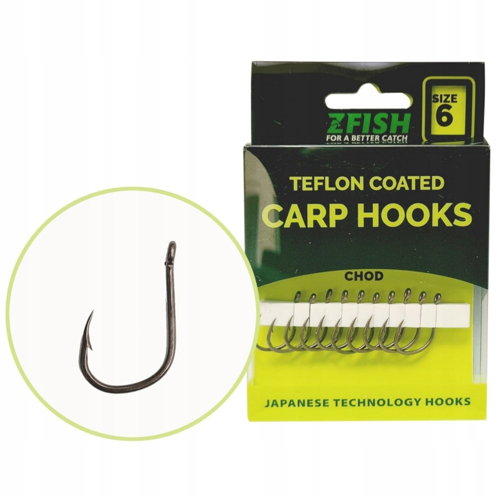 Haczyki Z Mikrozadziorem Zfish Carp Hooks r. 4