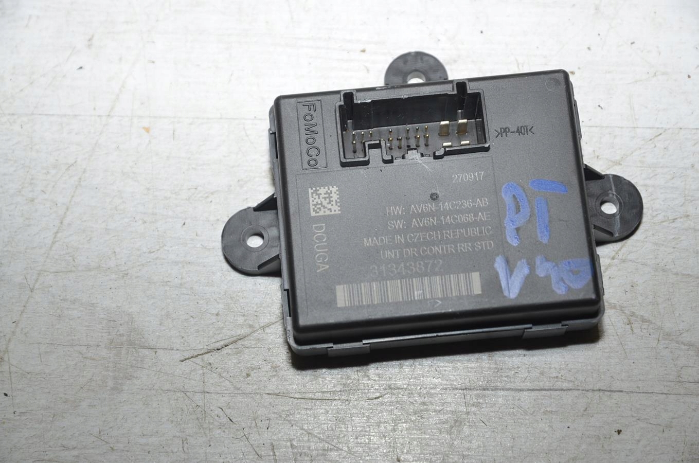 module door rear part Volvo V40 II lift