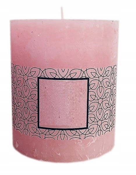 

Świeca Rustykalna Style Collection mała Różowa