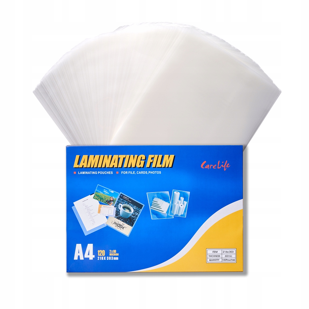 

Folia Laminacyjna do Laminowania A4 60 MIC 100 szt