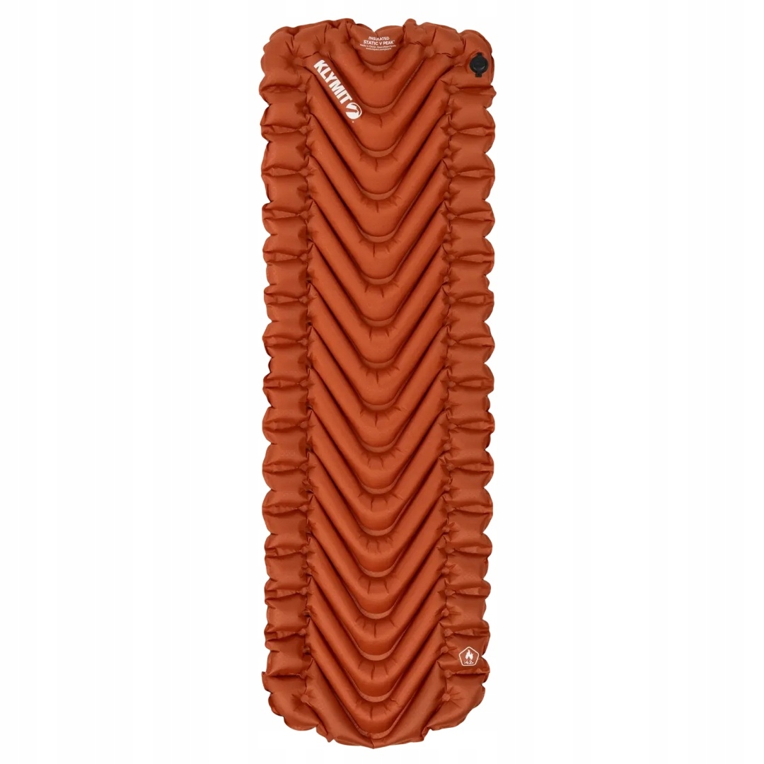 Materac Turystyczny Dmuchany Klymit Insulated Static V Peak Czerwony