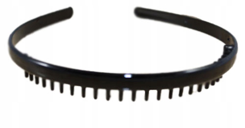 

-MARGUT-Opaska z grzebykiem grzebień prosta czarna