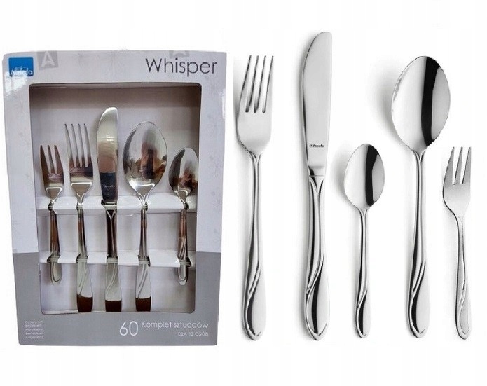 

Amefa 60 Sztućce 1405 Whisper Zestaw 12 Osób