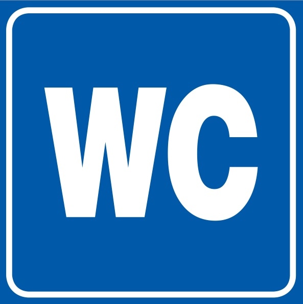 

Naklejka Na Drzwi Szybę Toaleta Wc 10,5 cm