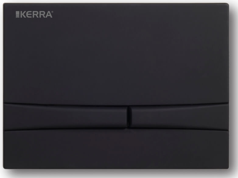 Przycisk dwudzielny Adriatic czarny (slim)