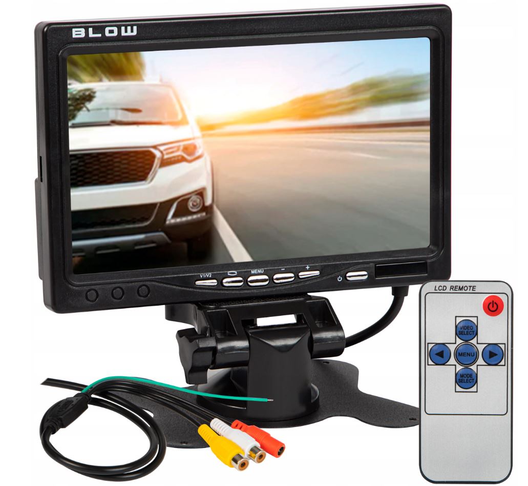 Monitor 7" Led Obrazovka pro Couvací Kameru 12V 24V Tir