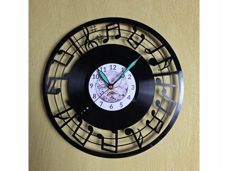 Noty Nástěnný vinyl Vinyl Vinylová deska Dárek Narozeniny Památka pro fanouška