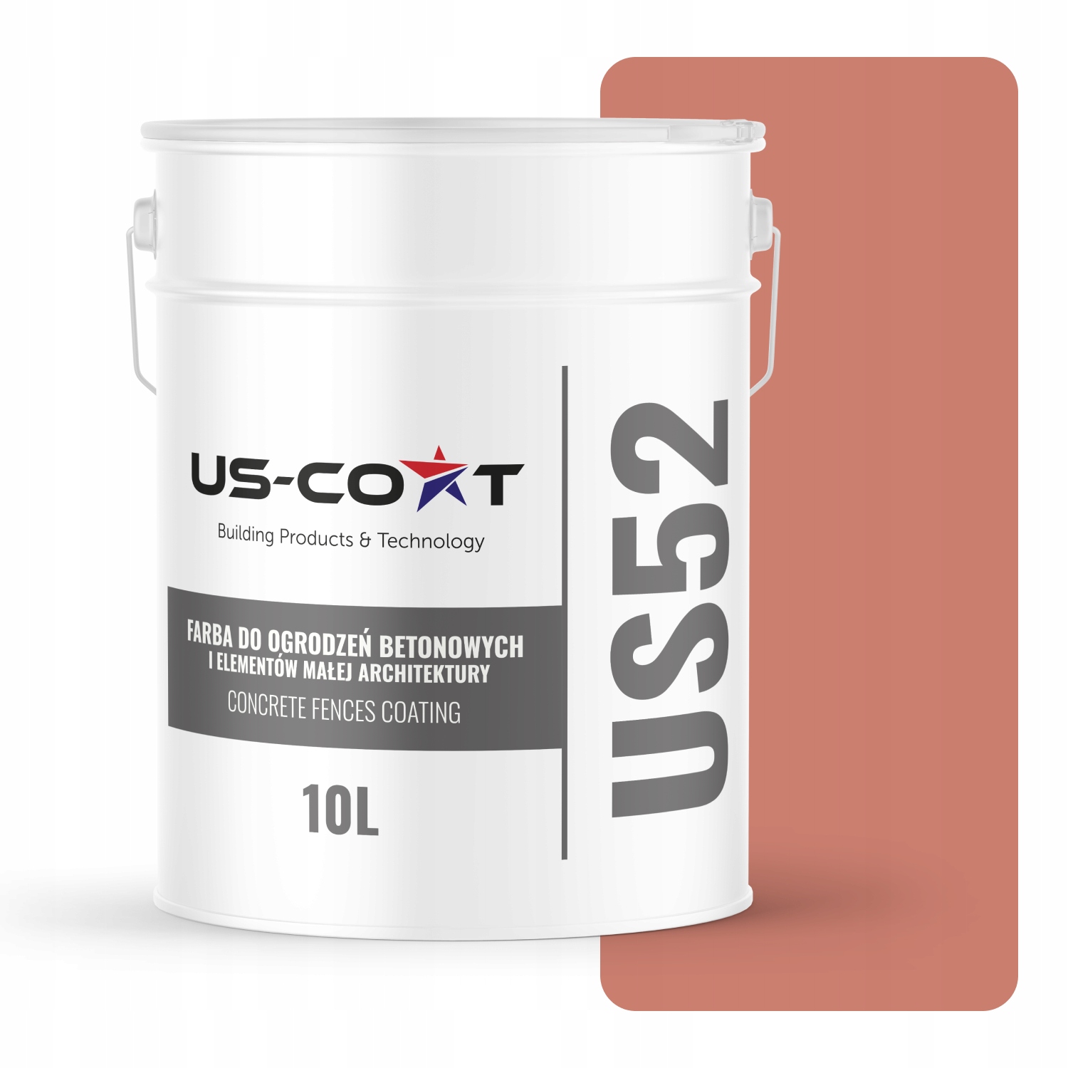 Farba Na Betón Na Maľovanie Plotov Z Betónu Lososová F315 10L