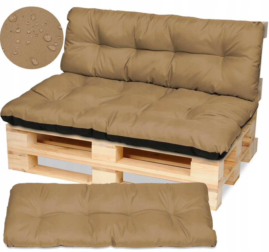 Polštář Na Lavičku Nábytek Z Palet 120x80+120x38 béžový