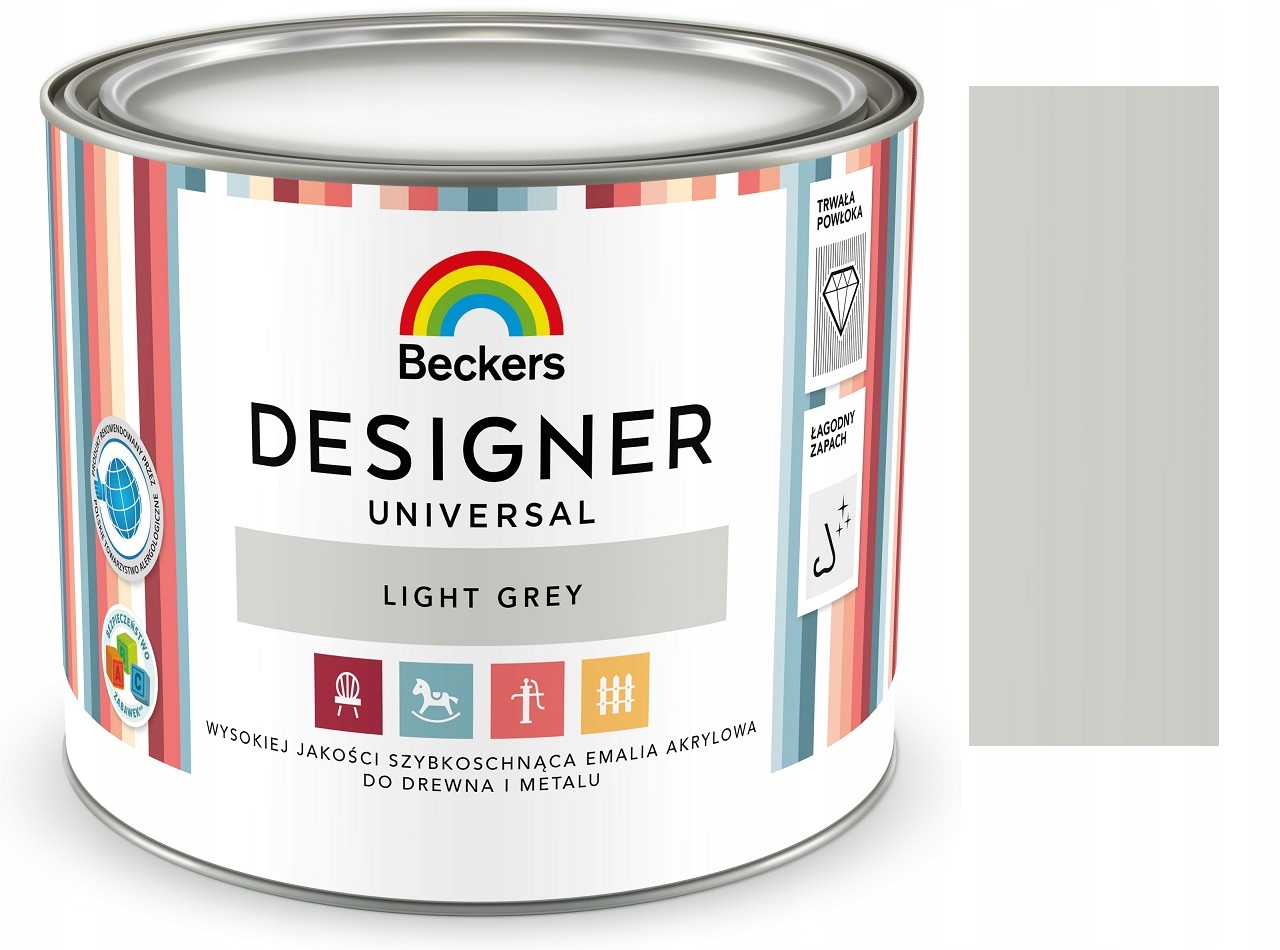 EMALIA BECKERS DESIGNER UNIVERSAL LIGHT GREY 0.5L