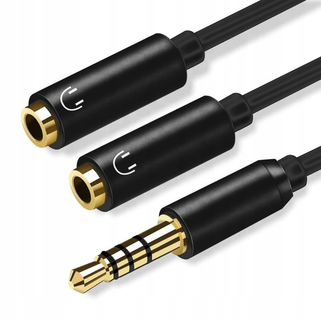 Rozdzielacz Audio Mini Jack Rozgałęźnik Słuchawek