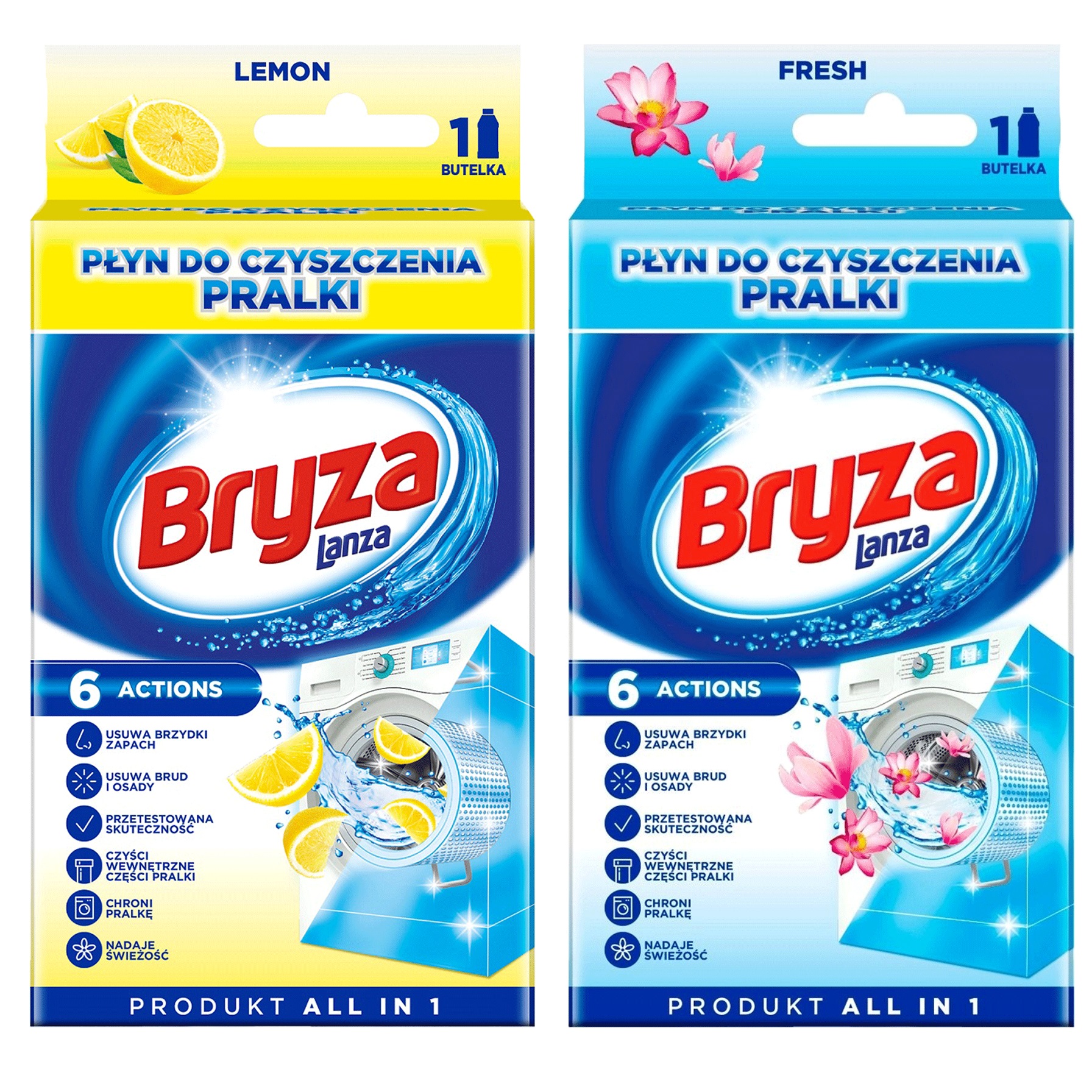 

Zestaw Bryza Lanza Płyn do czyszczenia pralki 0,5L