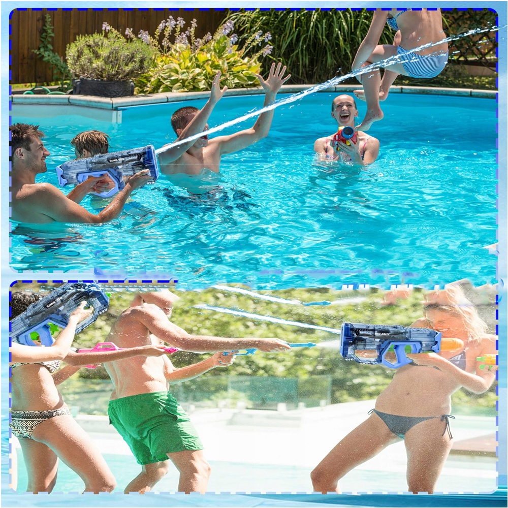 PISTOLET NA WODĘ ELEKTRYCZNY AUTOMATYCZNE WCHŁANIANIE WODY NIEBIESKI Rodzaj pistolet na wodę
