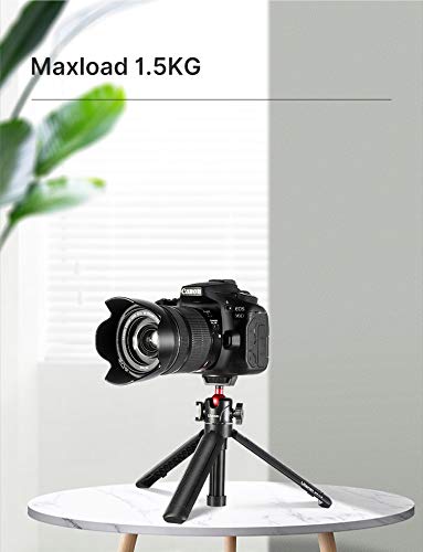 UURIG MT-16 Statyw Rozsuwany 4 Poziomy Mini Statyw 360° Metalowa Głowica — miniatura 4