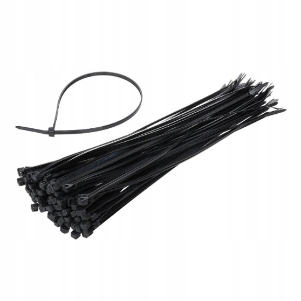 Opaski Zaciskowe Kablowe Trytki Czarne 2,5x120