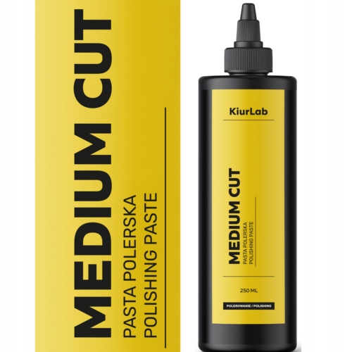 KIURLAB _ MEDIUM CUT / ONE STEP 250ML PASTA POLERSKA DOSKONAŁE WYKOŃCZENIE