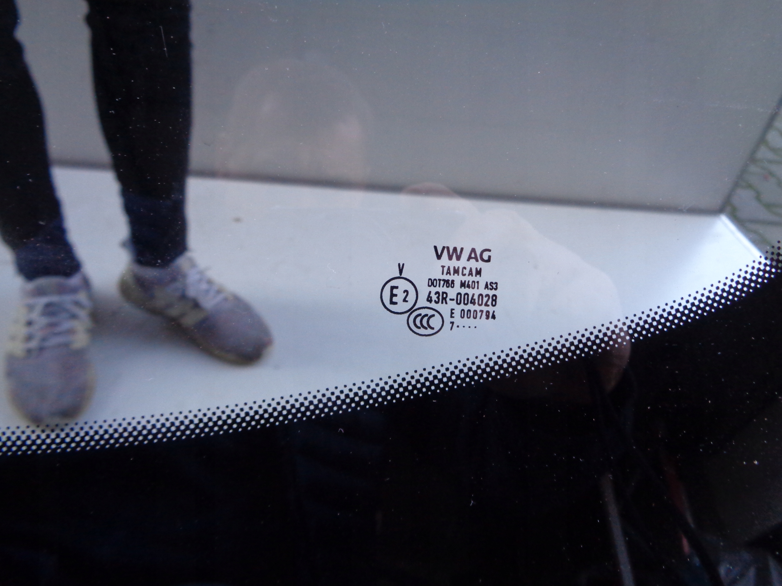 window side left rear VW CRAFTER II 7C 7C0 17
