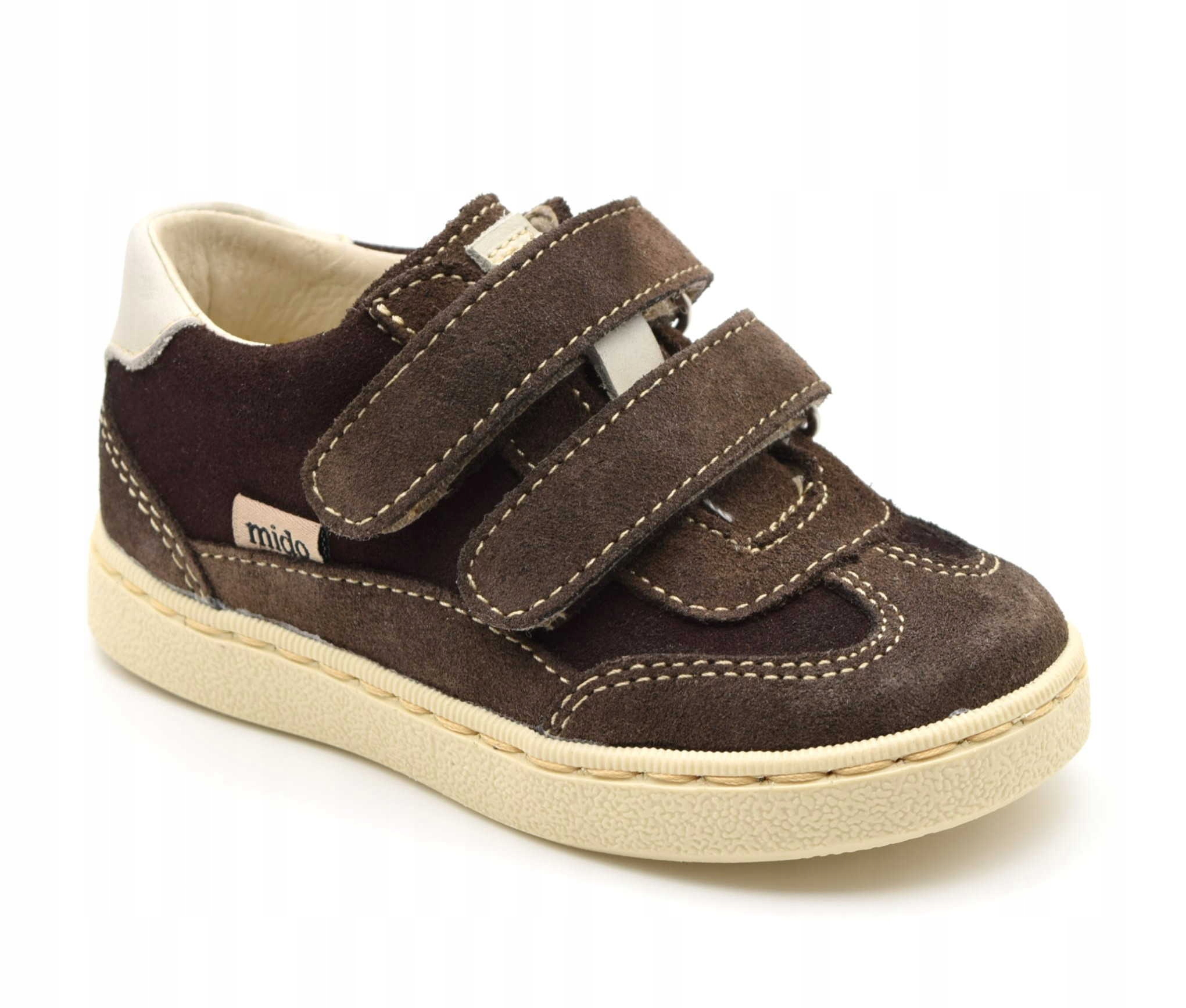 Buty Dla Dzieci Mido Skórzane Półbuty Dziecięce Na Rzepy 20-64 r 23