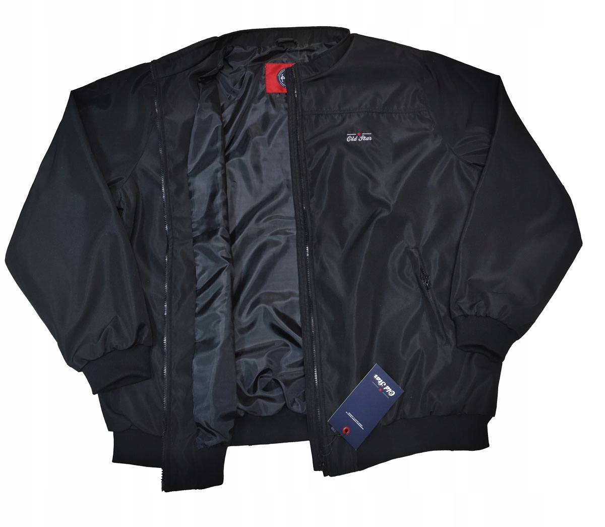 2XL Velká pánská bunda Old Star Harrington Černá Švédka