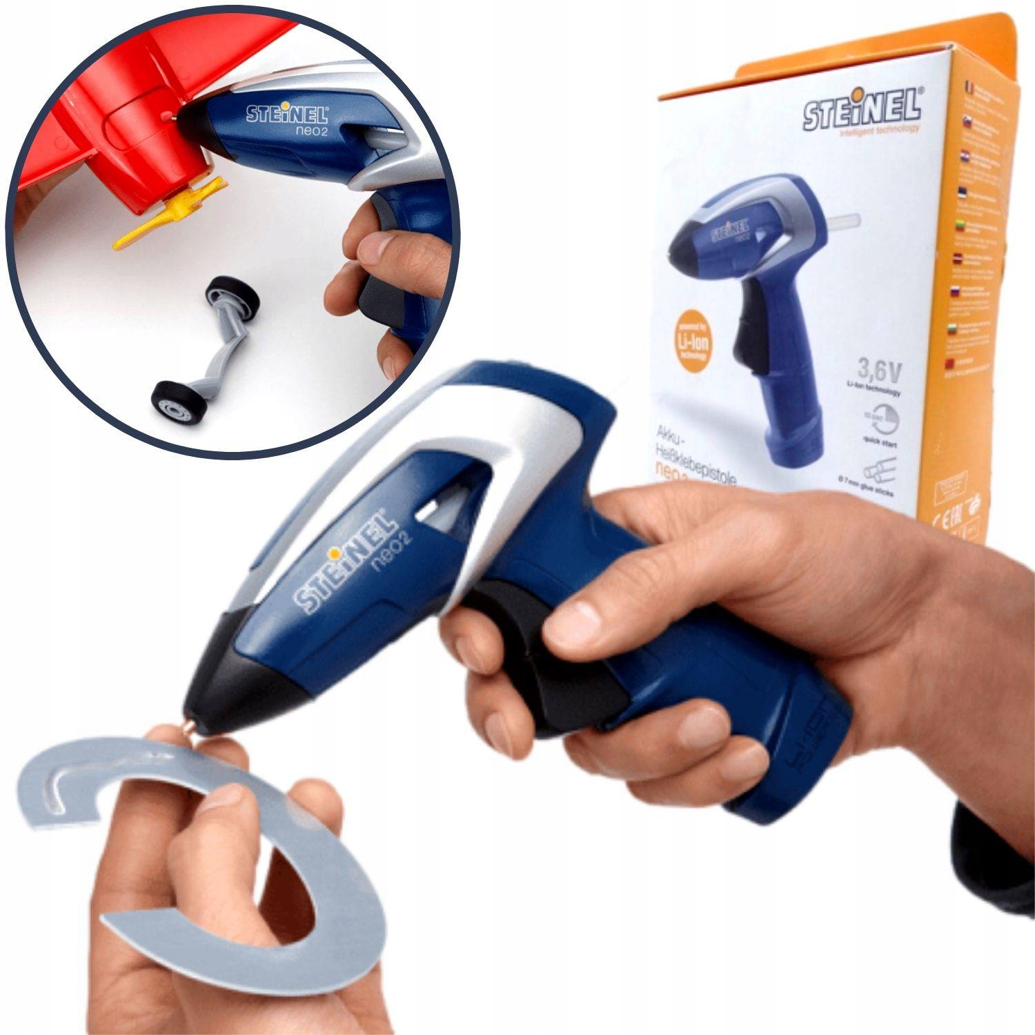 STEINEL NEO2 КЛЕЕВОЙ ПИСТОЛЕТ АККУМУЛЯТОР