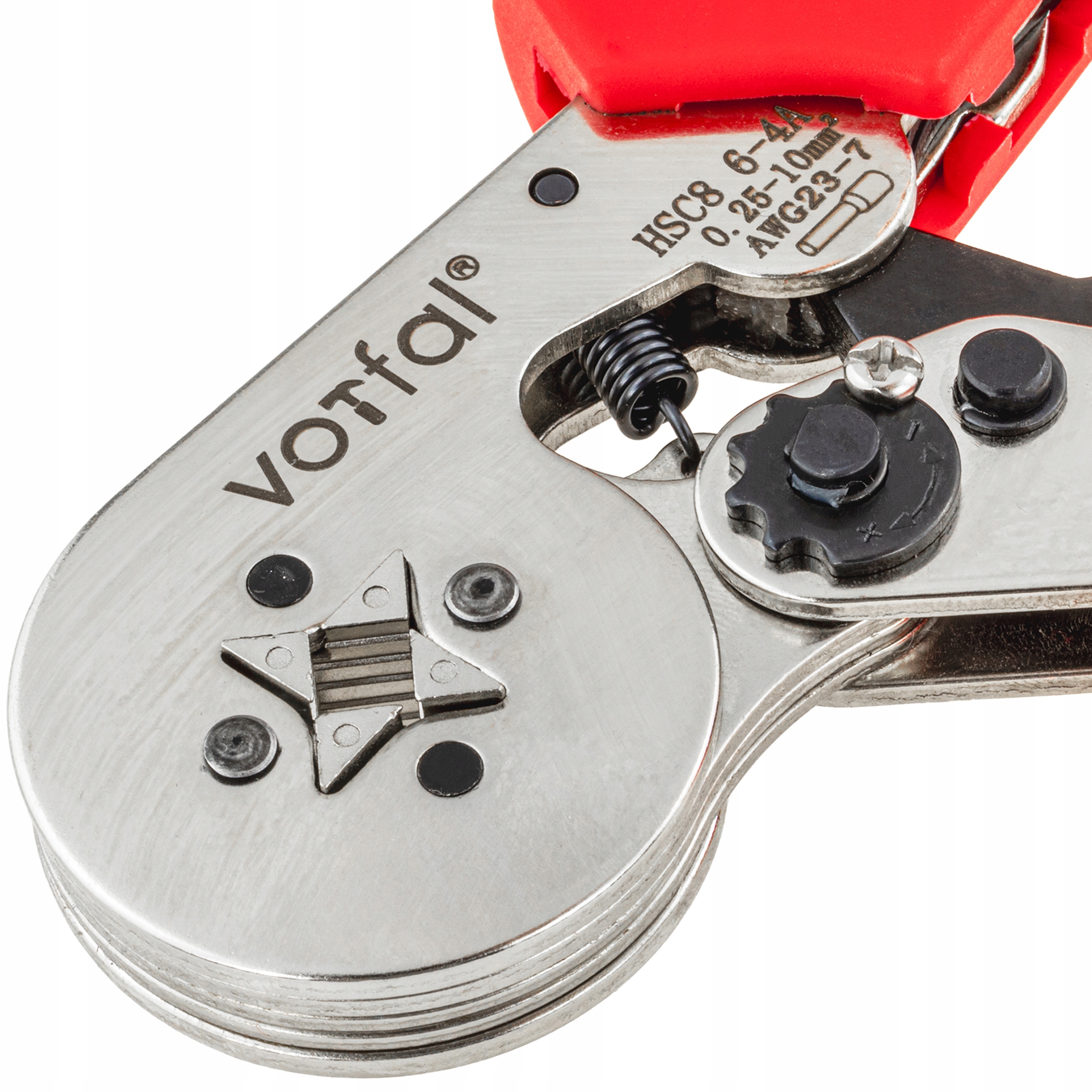 ZACISKARKA PRASKA DO KONEKTORÓW KOŃCÓWEK KABLI PRZEWODÓW 0,25-10 AUTOMAT Kod producenta V07220