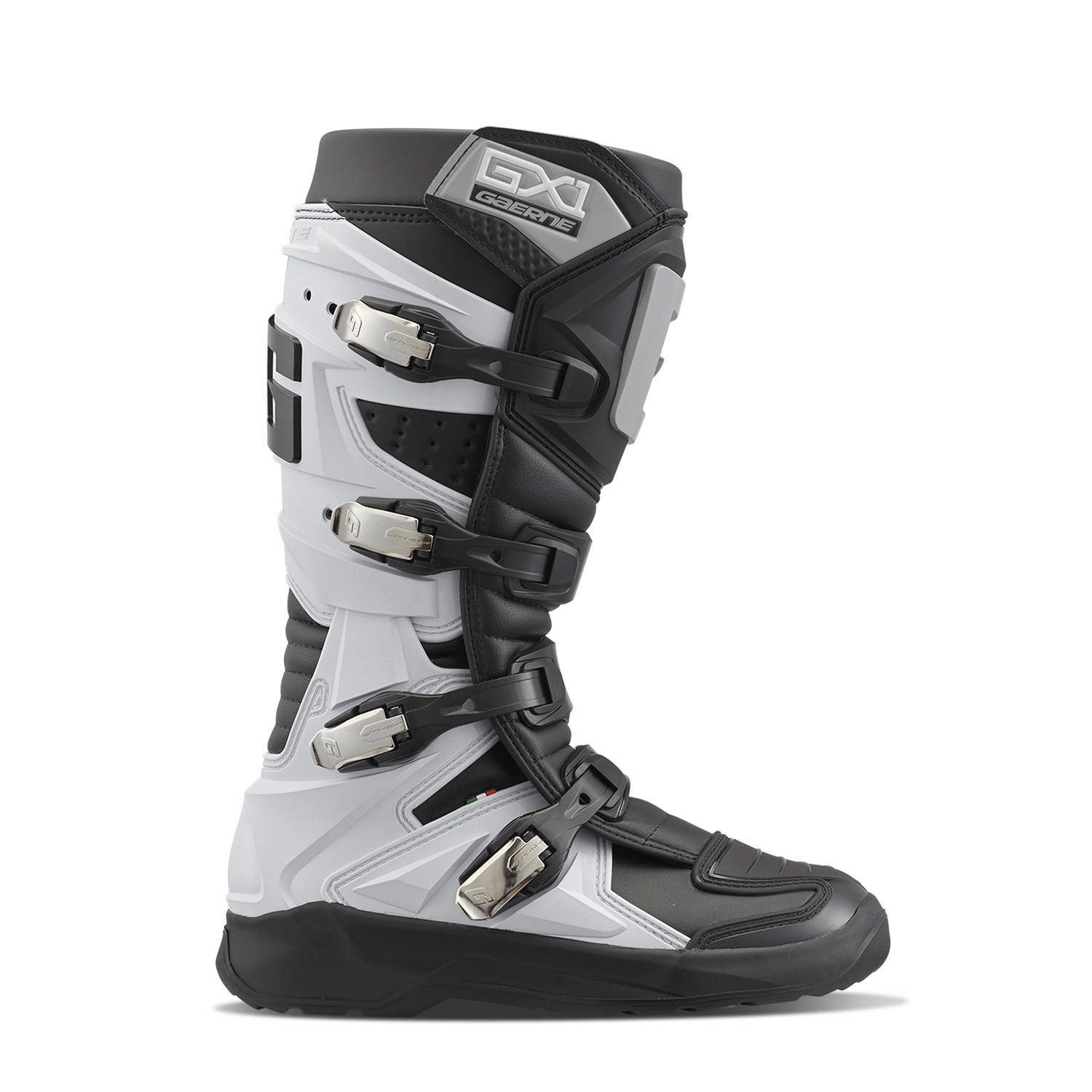 Gaerne Crossové/enduro Topánky Model GX-1 Evo Black/white/grey Farba Čierna/biela
