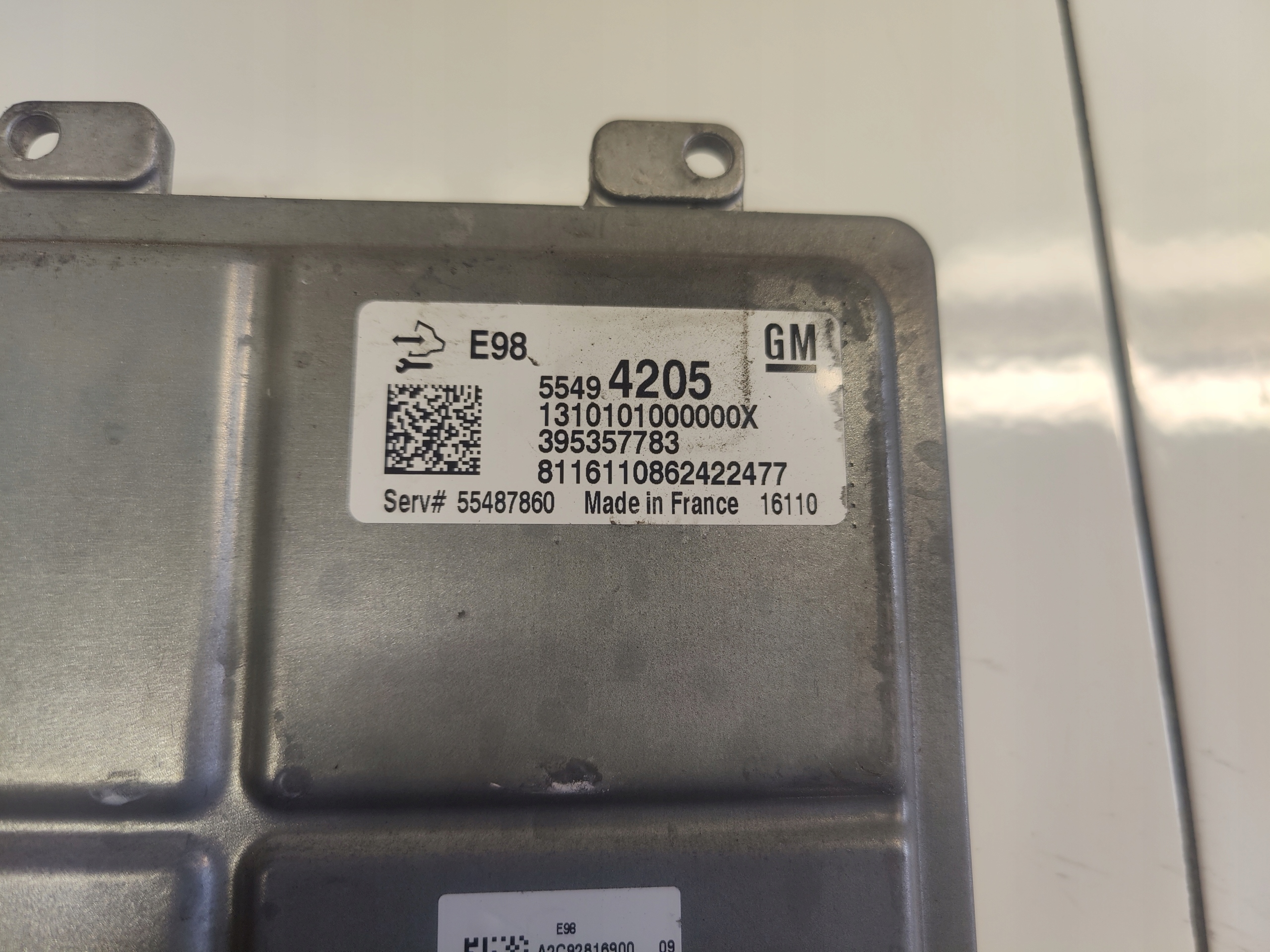 OPEL ZAFIRA B 2.0CDTI B20DTH computer control unit of the engine 55494205