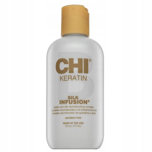 Chi Keratin Silk Infusion vlasová kúra pro hrubé a nepoddajné vlasy 177 ml