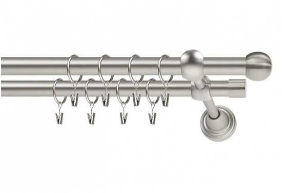 

Karnisz metal karnisze 120cm Lux końcówki kolory