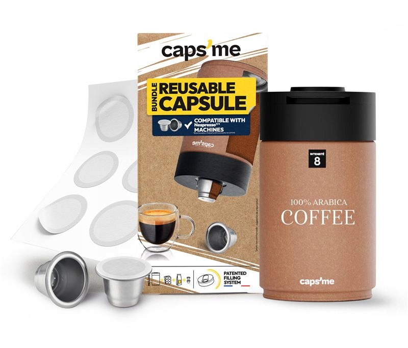 CAPS ME MINIMALIST PACK AKCESORIA DO NESPRESSO BEZ KAWY FUNKCJONALNY ZEST