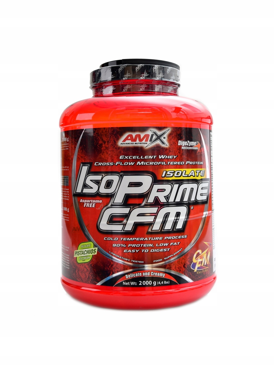 Amix Isoprime Cfm protein isolate 90 2000 g pistácie