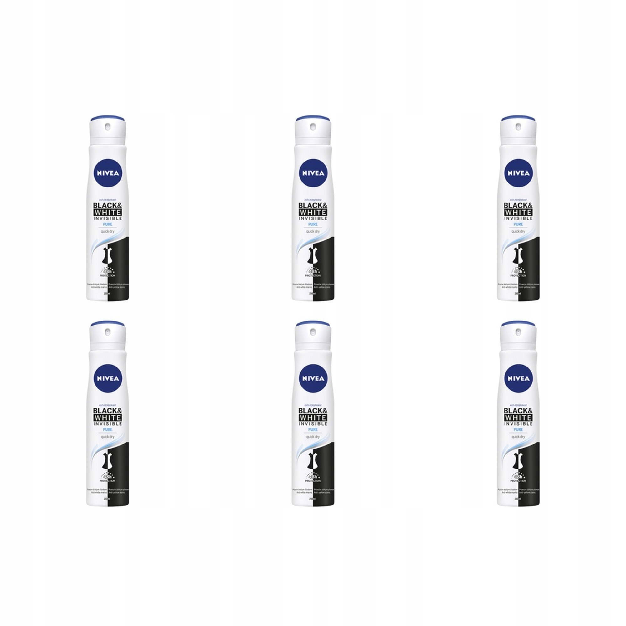Black & White Invisible Pure antyperspirant w sprayu dla kobiet
