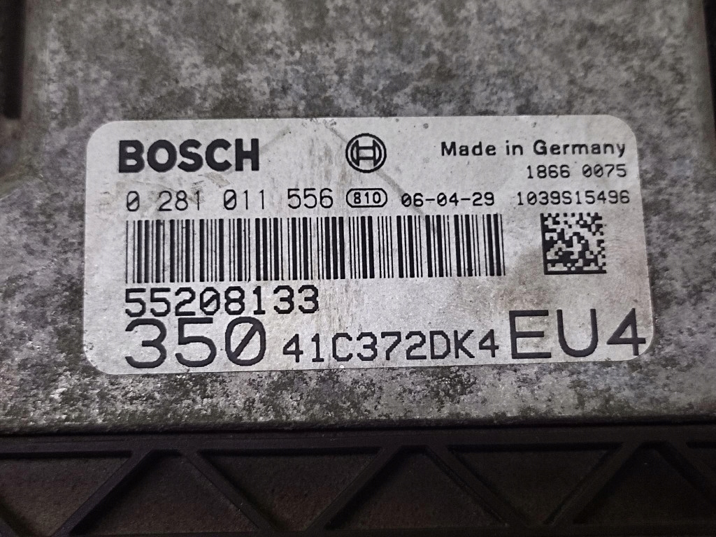 FIAT IDEA control unit of the engine 0281011556