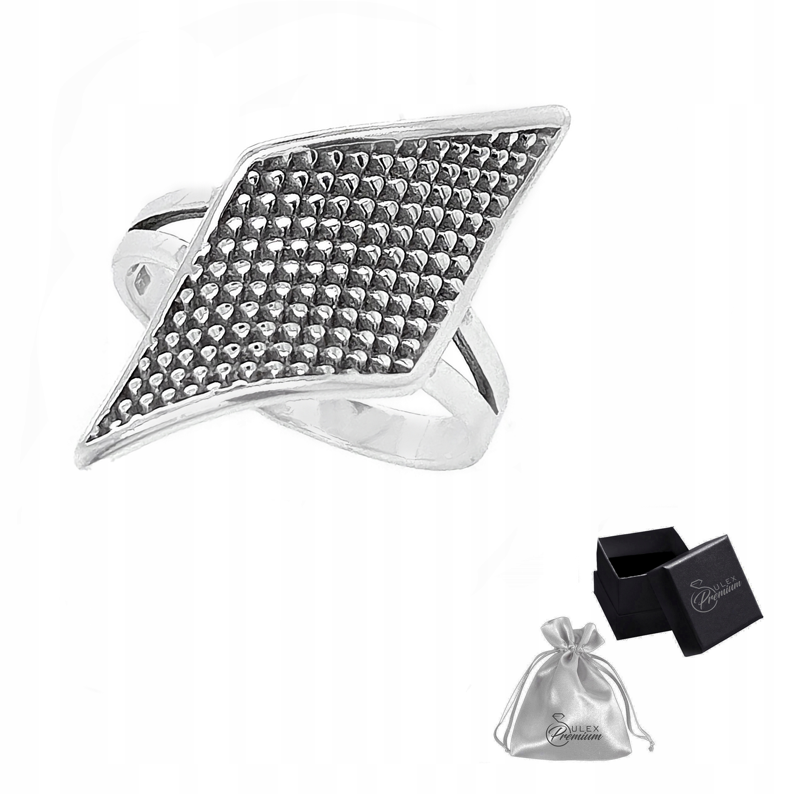 Prstýnek stříbro 925 Elegantní Moderní Geometrický pro ni vel.18