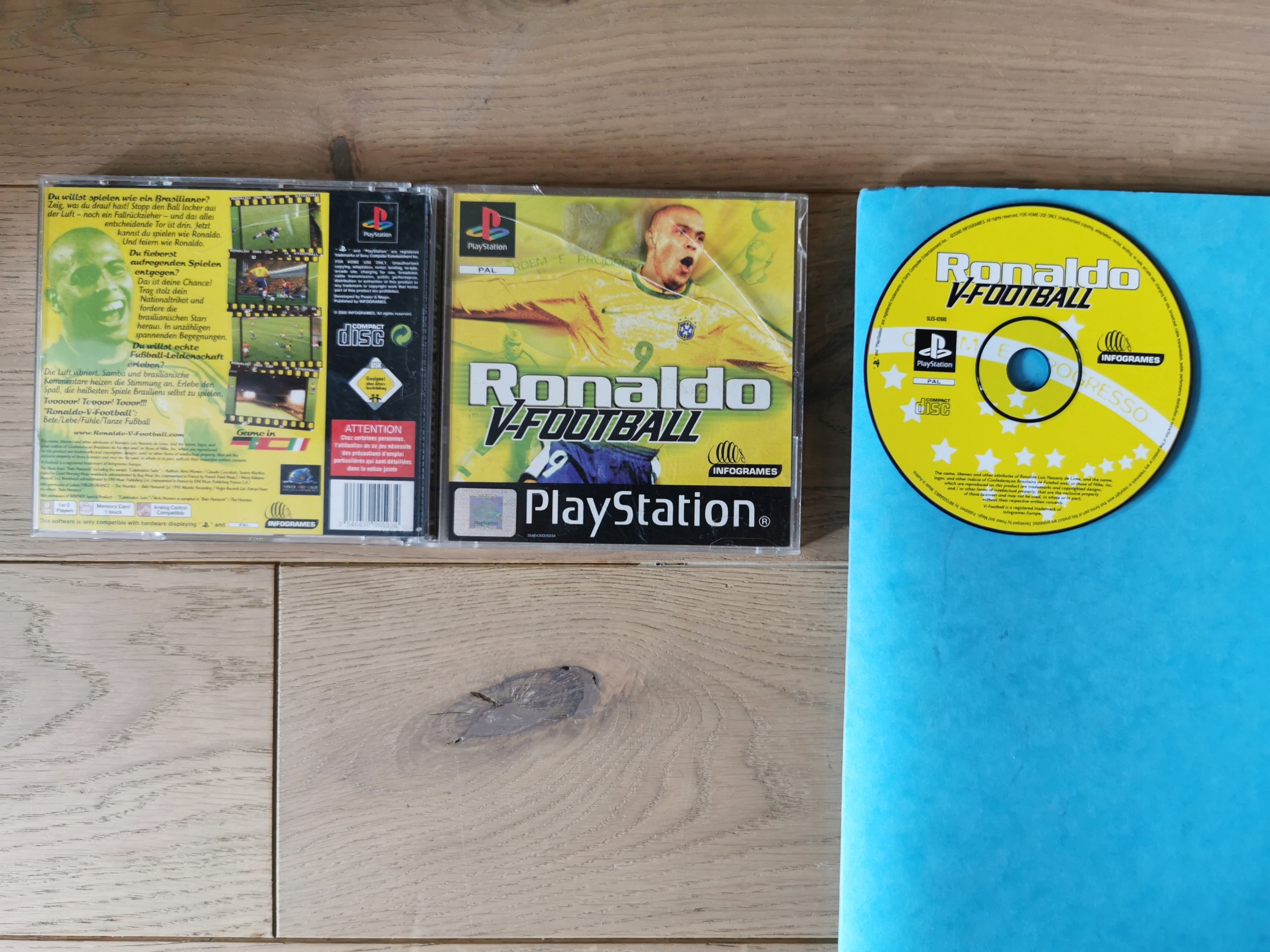 Ronaldo V-Football Platforma Sony PlayStation (PSX)